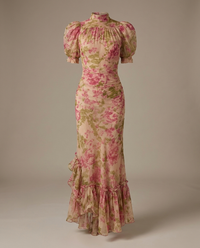 Eloise | Puff Sleeve Maxi Dress