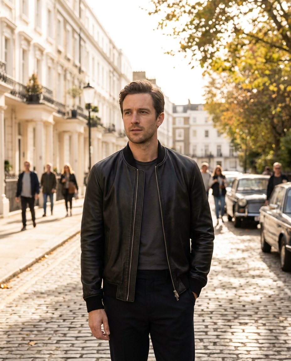James Smart Bomber Jacket
