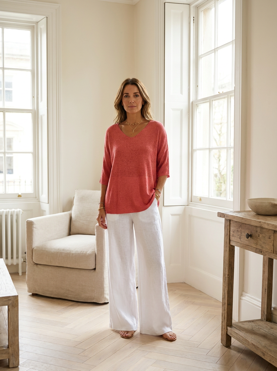 Flora | Timeless V-Neck Top — Eleanor Mayfair