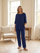 Emmeline | Relaxed Linen Set — Eleanor Mayfair