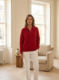 Annabel | Collared Knit Jumper