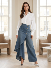 Angelica | Relaxed Wide Leg Jeans