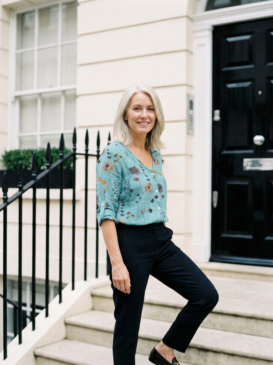 Sophia | Elegant Floral Blouse