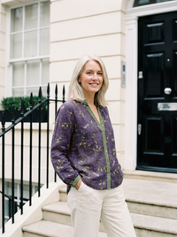 Bianca | Vintage Leaf Print Shirt