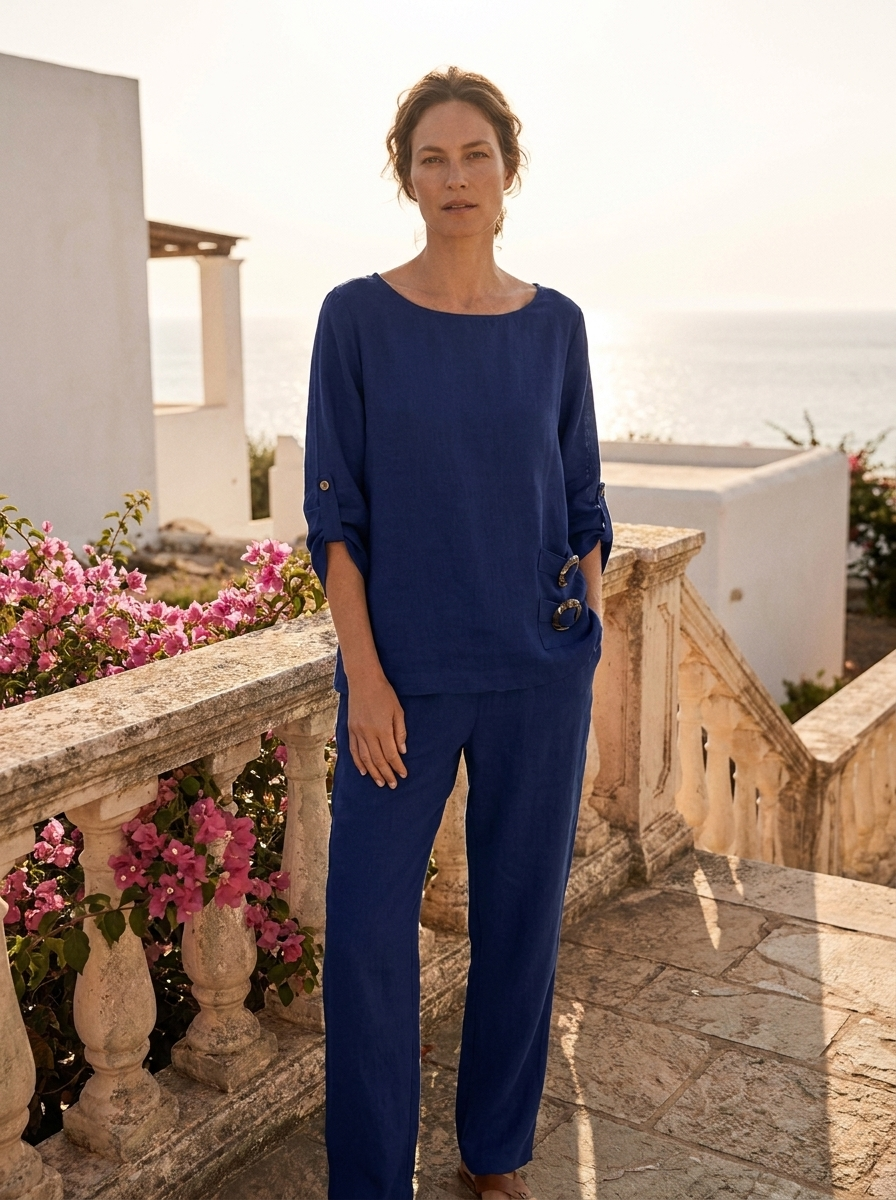 Emmeline | Relaxed Linen Set