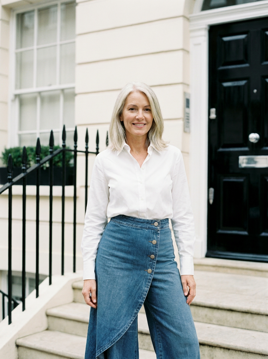 Angelica | Relaxed Wide Leg Jeans