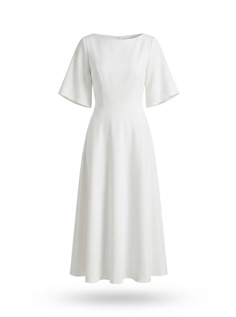 Beatrice | Elegant Midi Day Dress - product photo
