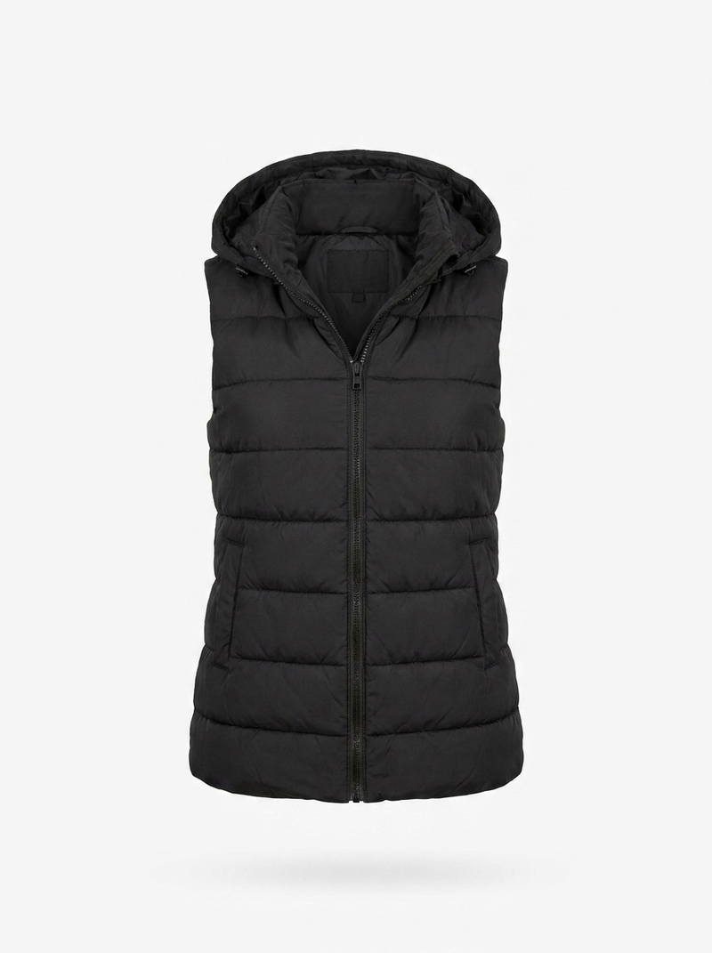 Marina | Longline Quilted Gilet - product photo