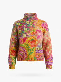 Charlotte | Floral Knitted Jumper