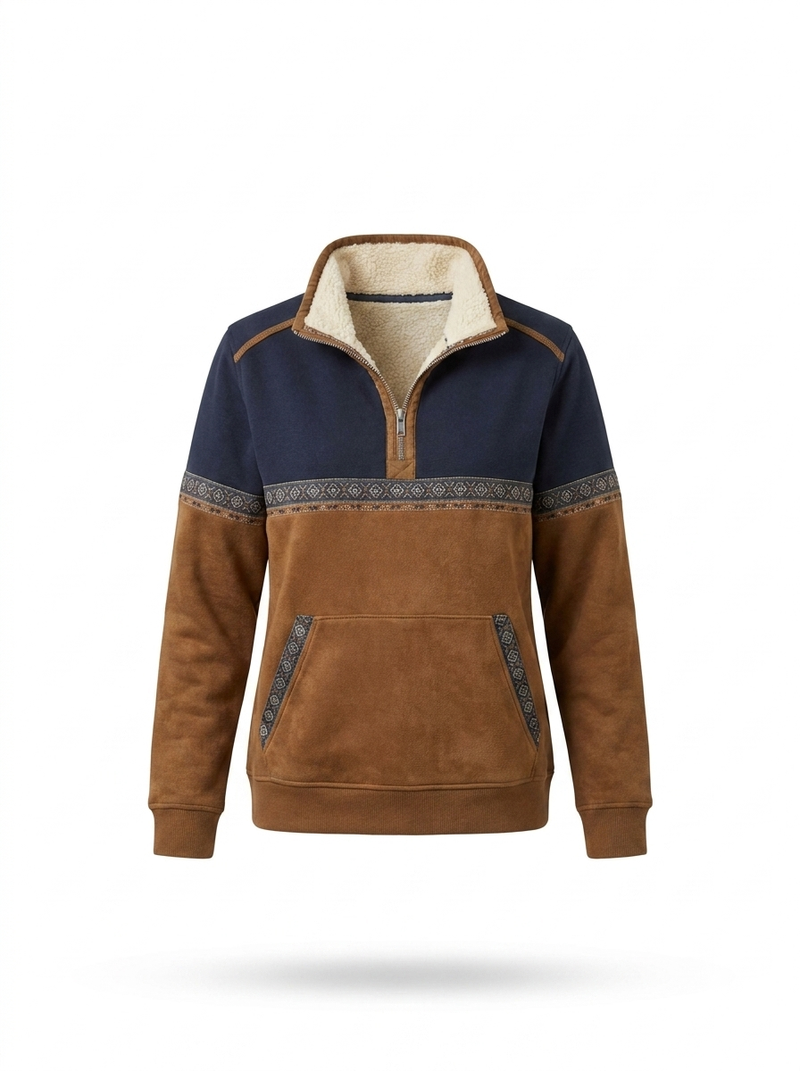 Matilda | Cosy Half-Zip Knit - product photo