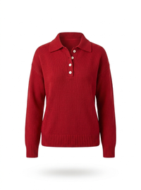 Annabel | Collared Knit Jumper