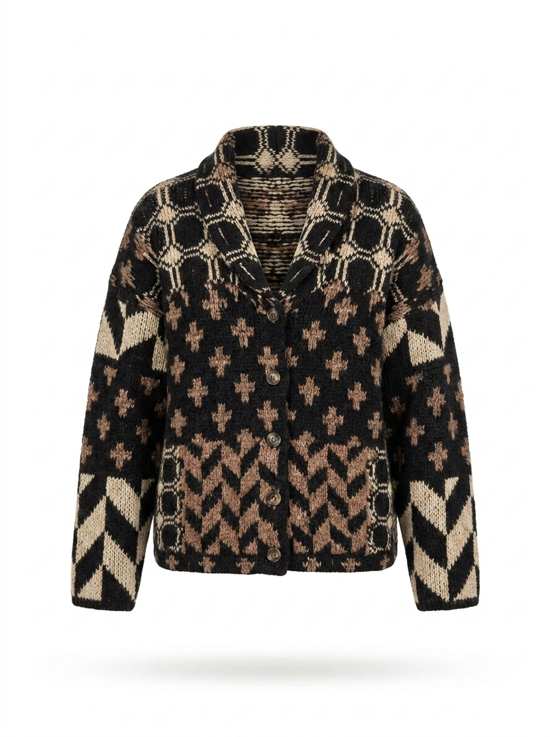 Dorothea | Vintage Oversized Cardigan - product photo