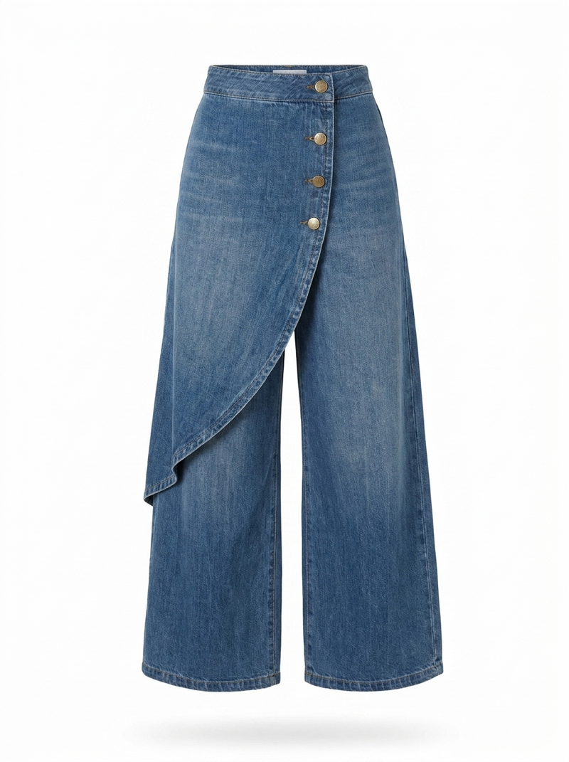 Angelica | Relaxed Wide Leg Jeans - product photo