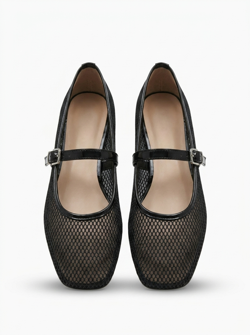 Gwendolyn | Mary Jane Comfort Flats - product photo