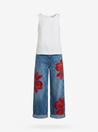Sidonie | Elegant Floral Trousers