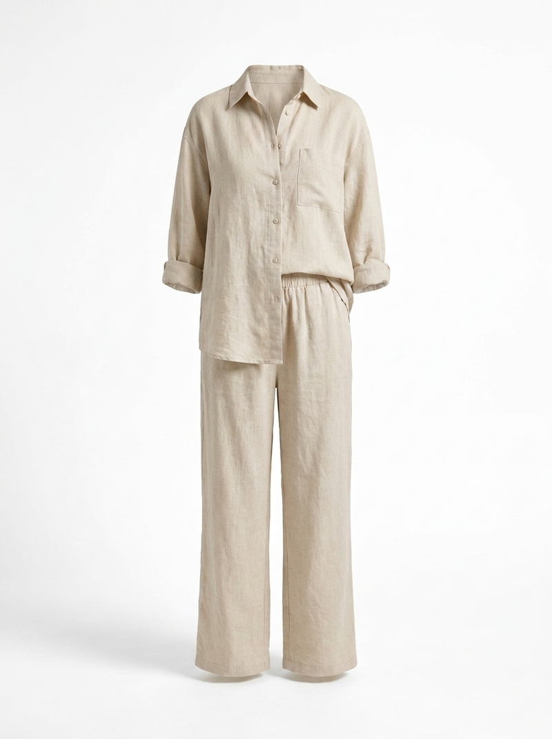 Mathilde | Relaxed Linen Co-Ord Set - product photo