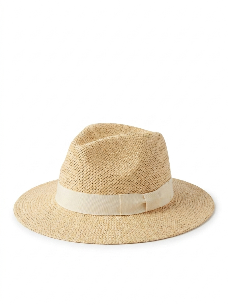 Cleo | Wide-Brim Straw Hat - product photo