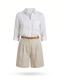 Paloma | Tailored Linen Shorts