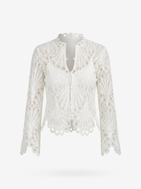 Celia | Modern Eyelet Blouse
