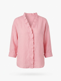 Caroline | Ruffled V-Neck Blouse