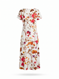 Vivienne | Flowing Floral Midi Dress