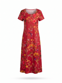 Vivienne | Flowing Floral Midi Dress