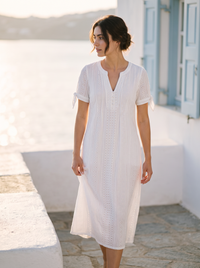 Rosamund | Draped Flowing Midi Dress
