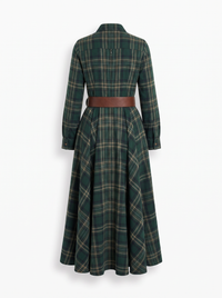 Edith | Chic Belted Shirt Dress