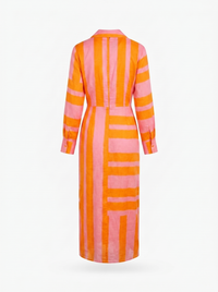 Carlotta | Elegant Striped Dress