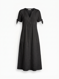 Rosamund | Draped Flowing Midi Dress