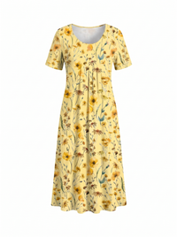 Harriet | Flattering Floral Day Dress