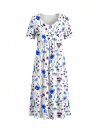 Harriet | Flattering Floral Day Dress