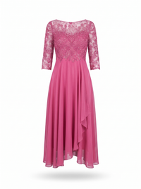 Delphine | Elegant Lace Evening Dress