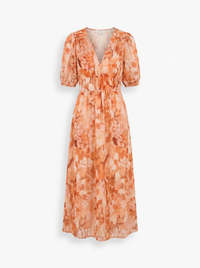 Isadora | Flattering Floral Midi Dress