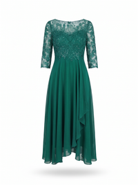 Delphine | Elegant Lace Evening Dress