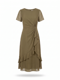 Josephine | Gathered Waist Midi Dress