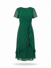 Josephine | Gathered Waist Midi Dress