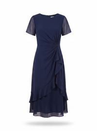 Josephine | Gathered Waist Midi Dress