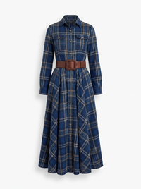 Edith | Chic Belted Shirt Dress