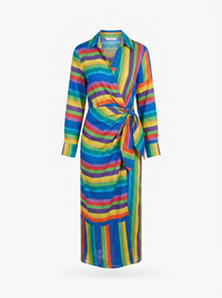 Carlotta | Elegant Striped Dress