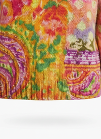 Charlotte | Floral Knitted Jumper