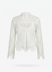 Celia | Modern Eyelet Blouse