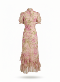 Eloise | Puff Sleeve Maxi Dress