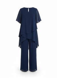 Shona | Draped Palazzo Suit