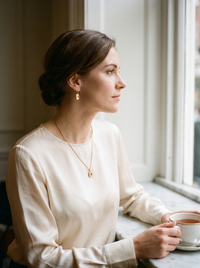 Aurelia | Fine Gold Necklace & Earring Set