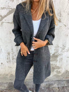 Elspeth | Button Front Lapel Coat — Eleanor Mayfair (3)