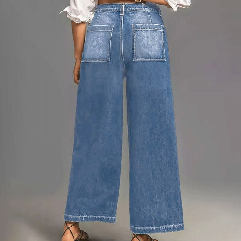 Valerie | High Waist Wide Leg Jeans — Eleanor Mayfair (3)
