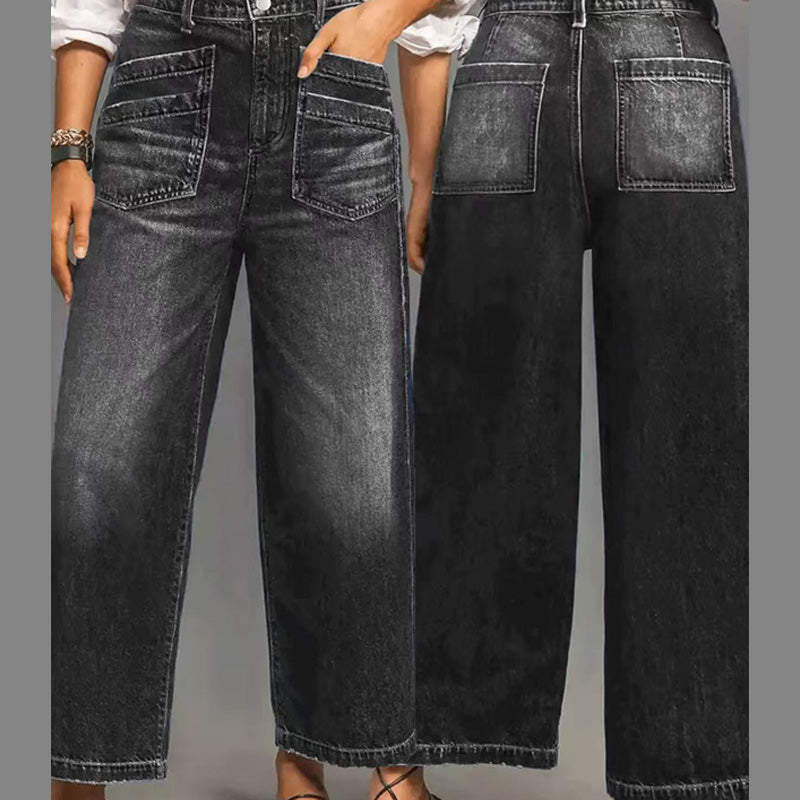 Valerie | High Waist Wide Leg Jeans — Eleanor Mayfair (5)
