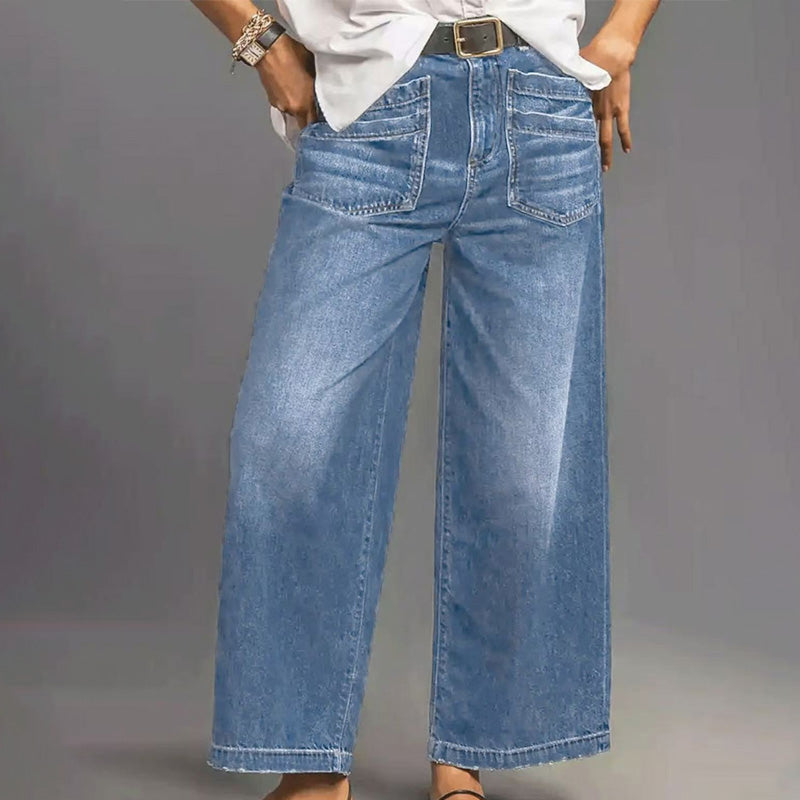 Valerie | High Waist Wide Leg Jeans — Eleanor Mayfair (4)